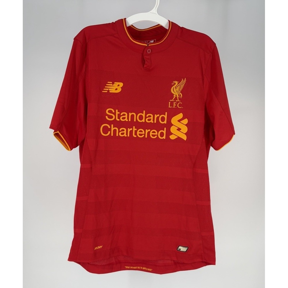 Liverpool FC Home‎ Jersey Men's Small Red New Balance Soccer Football Shirt